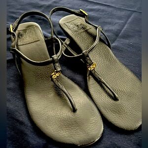 Navy Blue Tory Burch Sandals